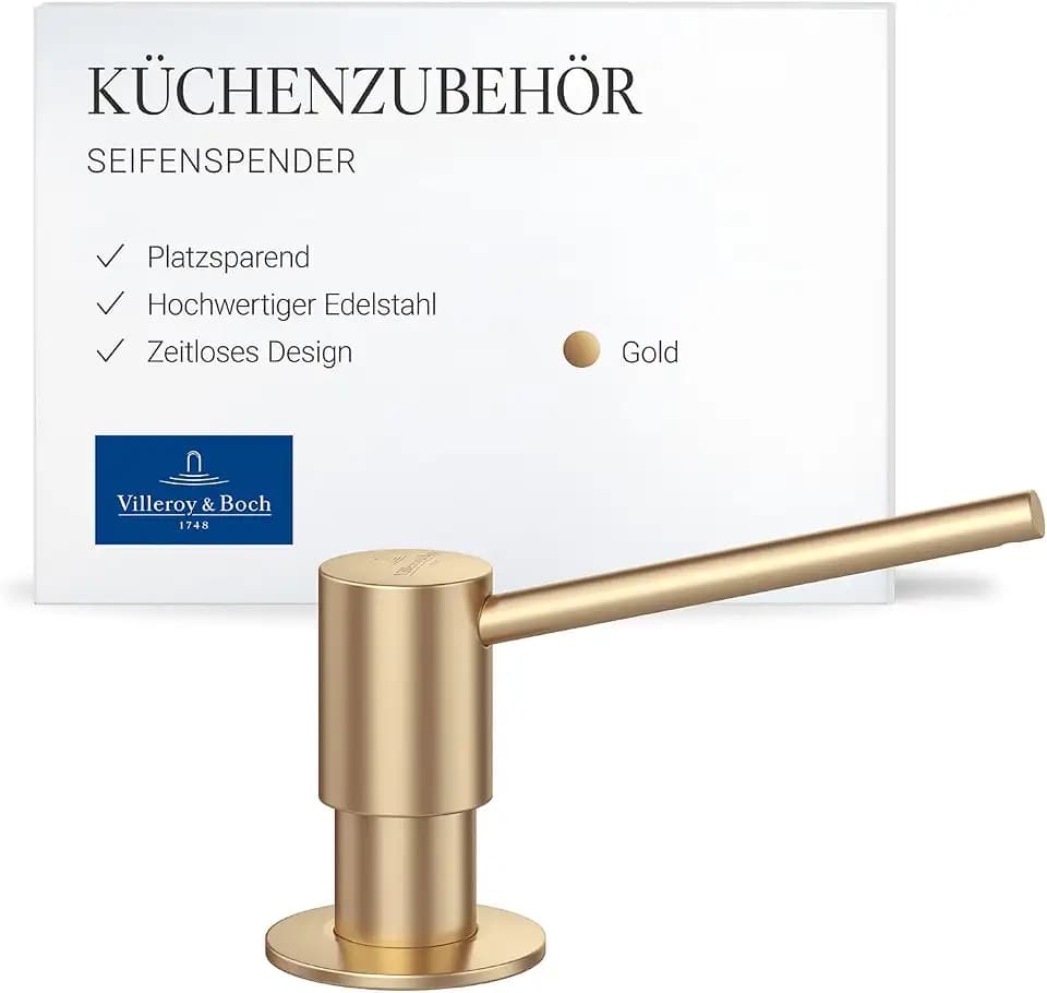 Villeroy & Boch Seifenspender, rund, 250 ml – Gold