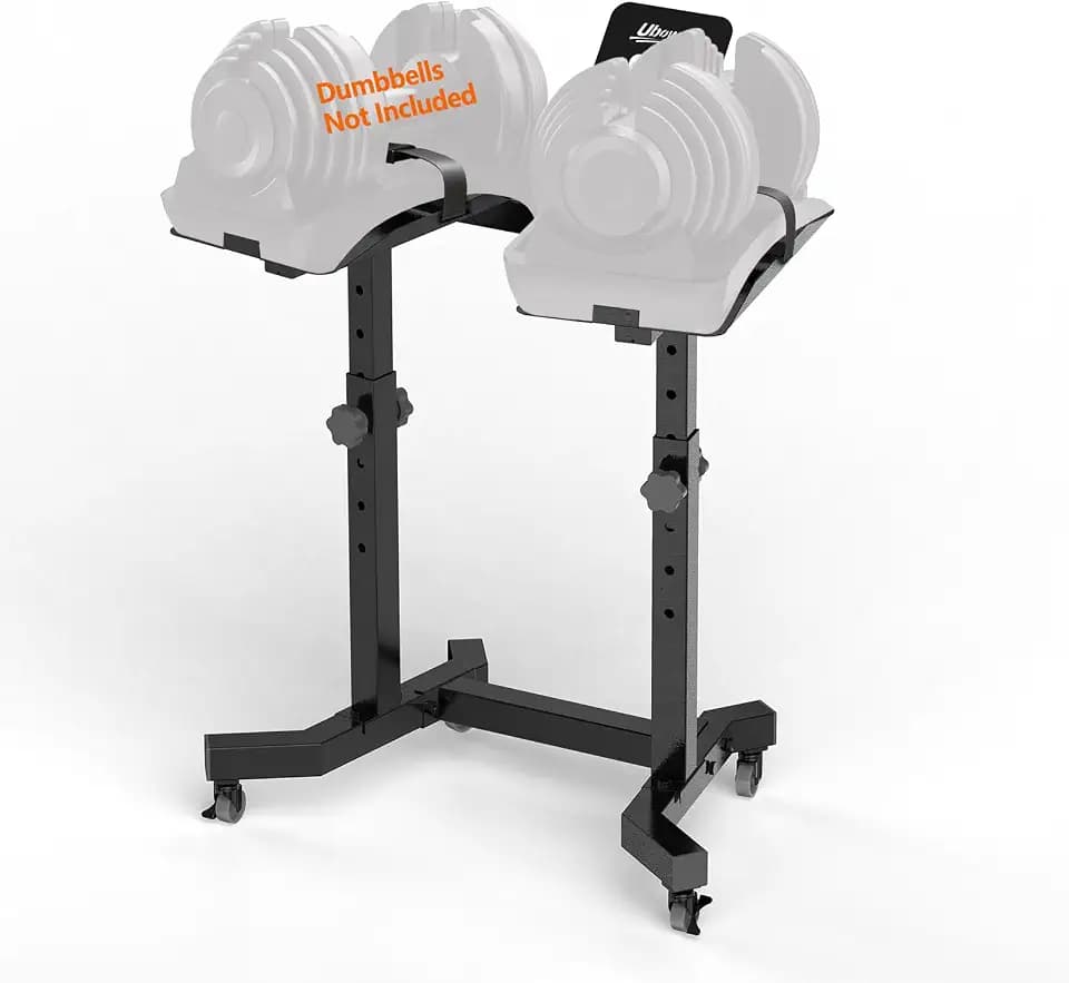 Dumbbell Rack, Adjustable Dumbbell Stand for Powerblock, Bowflex Dumbbells