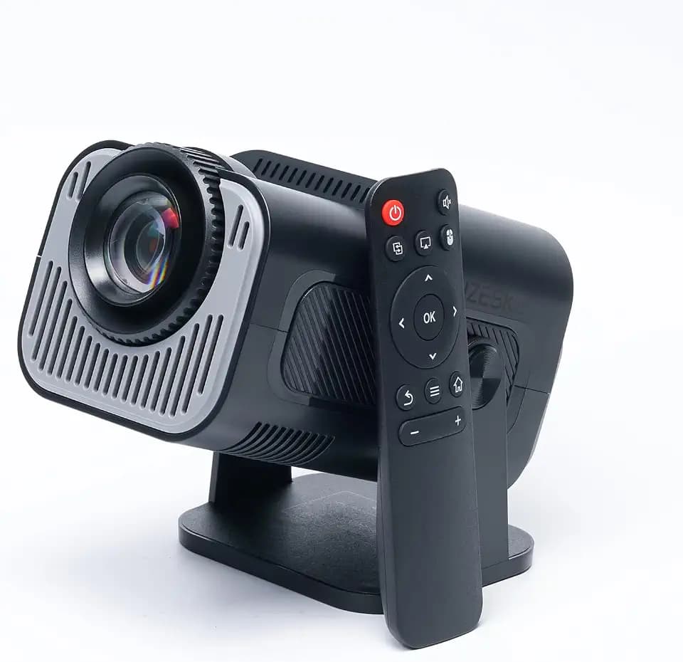 LAIZESKE HY520 mini Projector with Bluetooth 5.0 WiFi 6, 30–150” Projection 720P HD Portable Projector, Auto Keystone, for Tracing, Sketching, Home Classroom Use