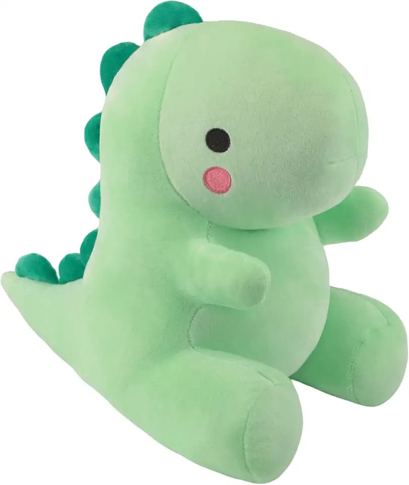 10.8 Inch Cute Green Dinosaur Plush Toy - Soft Stuffed Animal Gift