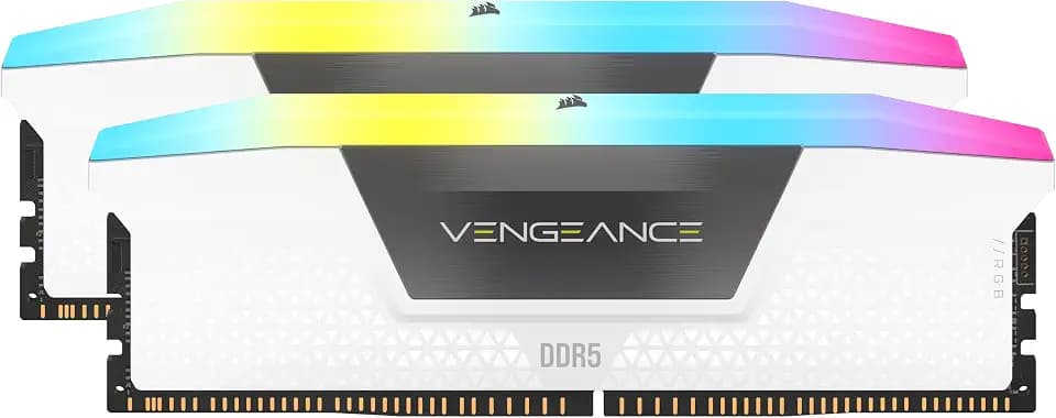 CORSAIR Vengeance RGB DDR5 Lichtverstärkungs-Kit (Kein Physischer Speicher) – Weiß