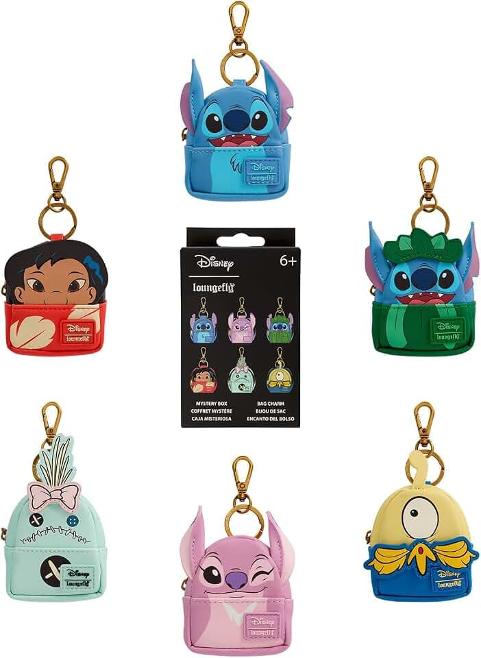 LF Disney Lilo & Stitch Mystery Mini Backpack Keychain Charm
