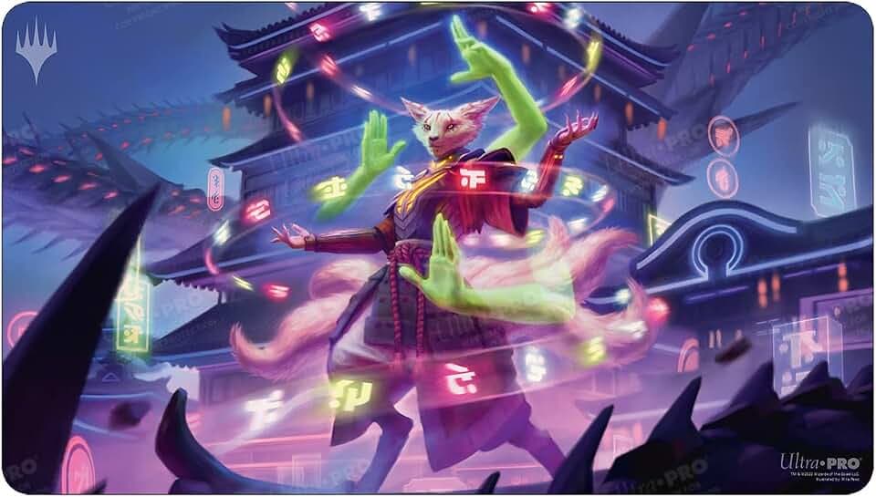 Ultra PRO - March of The Machine Card Playmat ft. Bright-Palm, Soul Awakener for MTG - Protect Your Cards During Gameplay from Scuffs & Scratches, Perfect as Oversized Mouse Pad for Gaming & Desk Mat