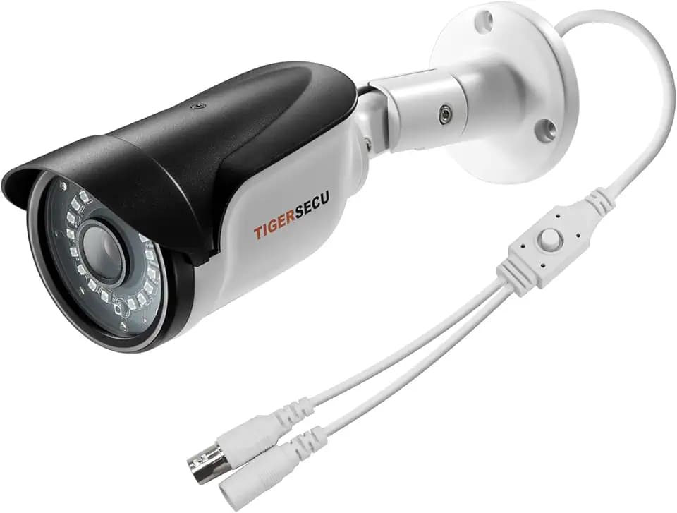 TIGERSECU 2MP Metal Long Range Security Camera for TVI/CVI/AHD/CVBS DVRs