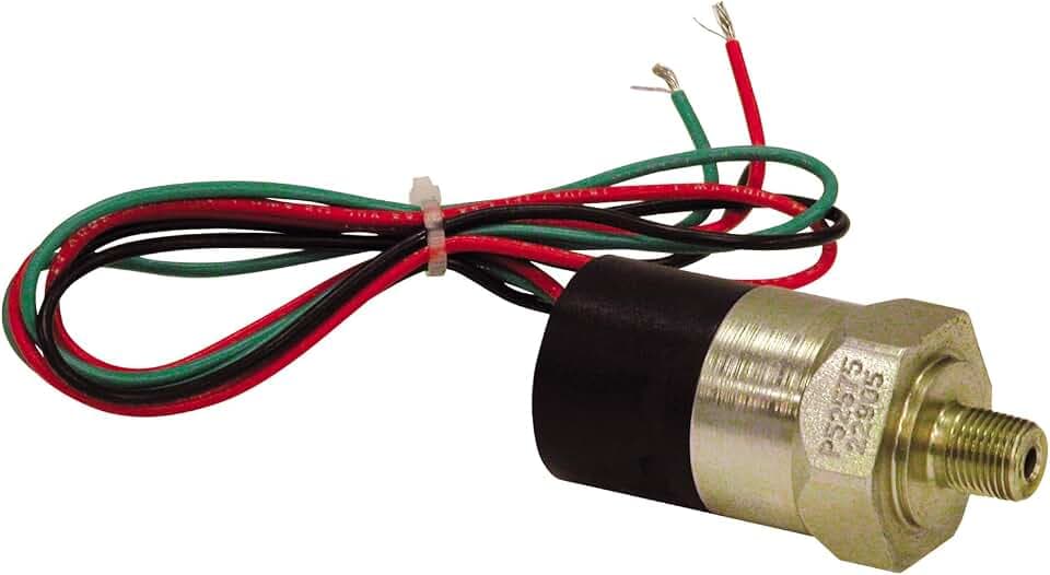 Buyers Products PS2501K Adjustable Hydraulic Pressure Switch, 1/4 NPT, Ranges from 250 to 1000 PSI, Hydraulic System Accessories for Trucks & More