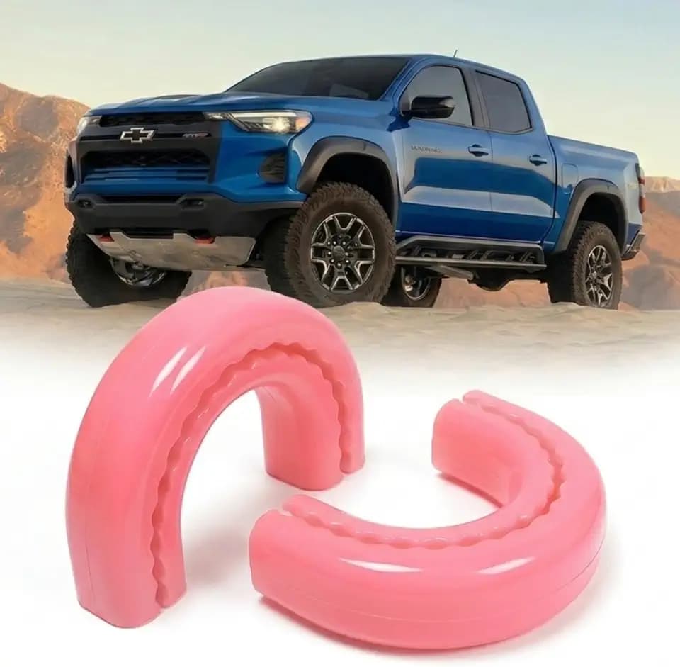 Tow Hook Covers for Colorado Trail boss 2015-2026 & GMC Canyon 2015-2022 (Pink)