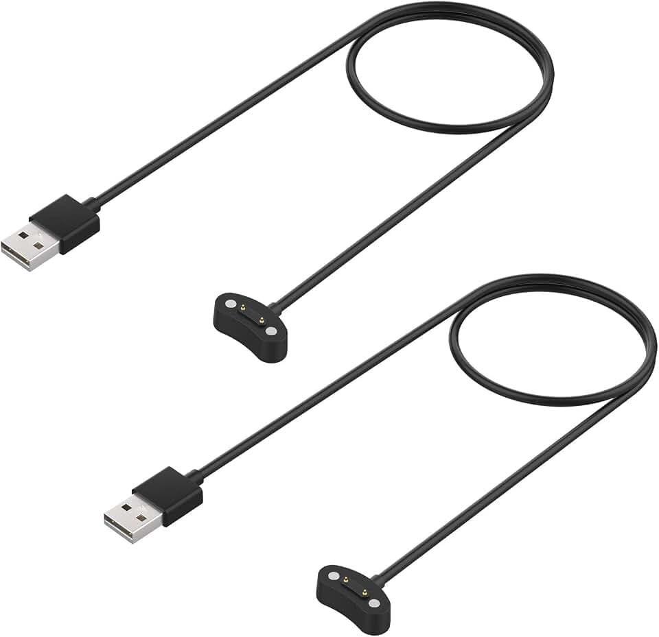 TiMOVO Ladekabel Kompatibel mit TicWatch Pro 5 Pro 3 Pro 3 LTE 2 2 Stück