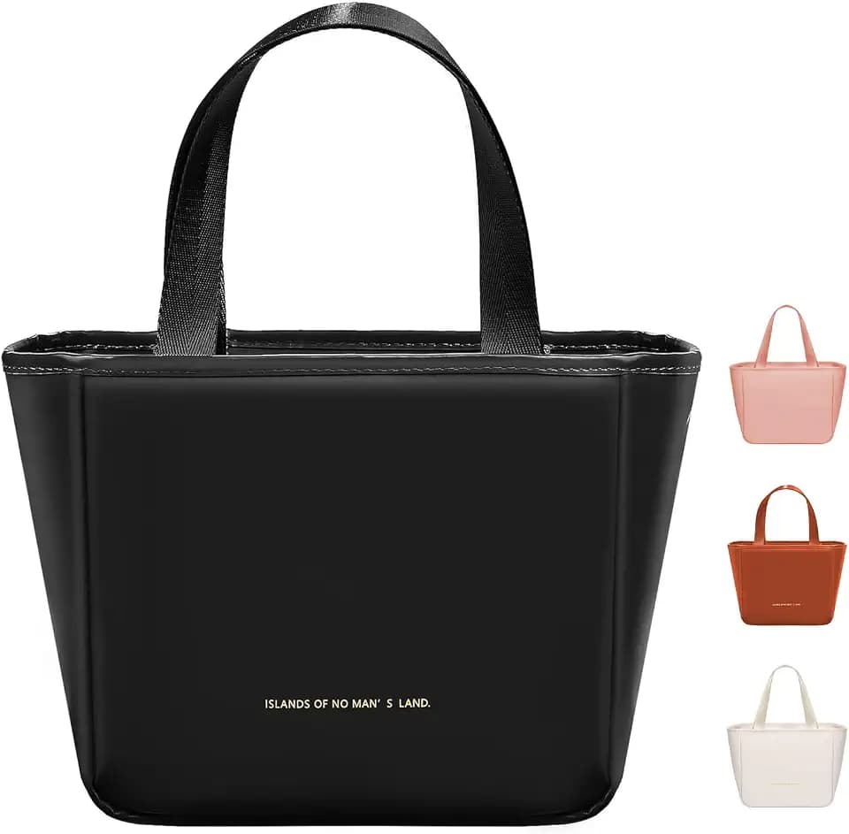 Simple Insulated Lunch Bag for Women,Cute Tote Lunch Box for Women