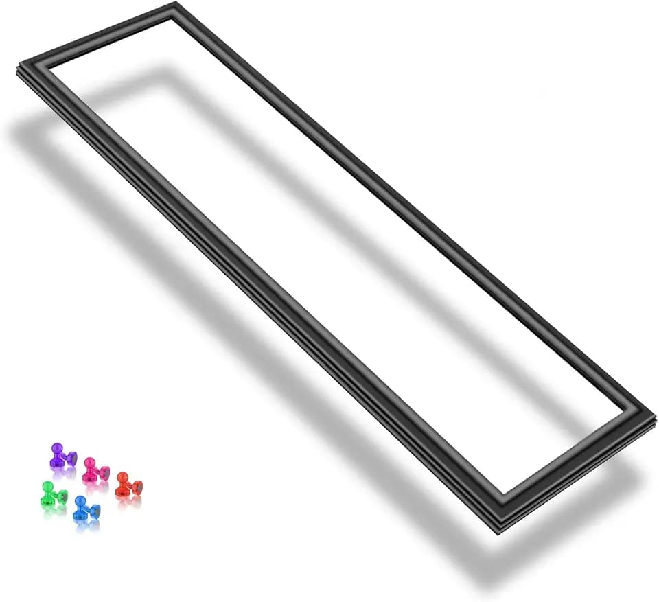 Upgraded 2159082 Freezer Door Gasket Compatible with Whirlpool Freezer Door Gasket 2171186 W10911422 Refrigerator Door Gasket Seal KitchenAid Kenmore Fridge Freezer Door Seal WRS325FDAM04 Door Gasket