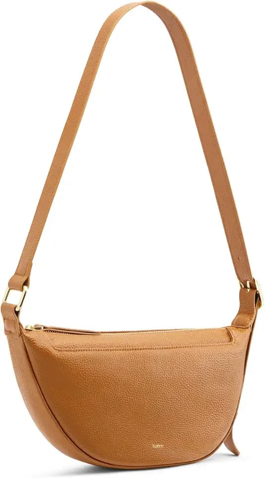 Kattee Leather Crossbody Purses for Women, Small Sling Bag, Women's Shoulder Handbags with Adjustable Strap