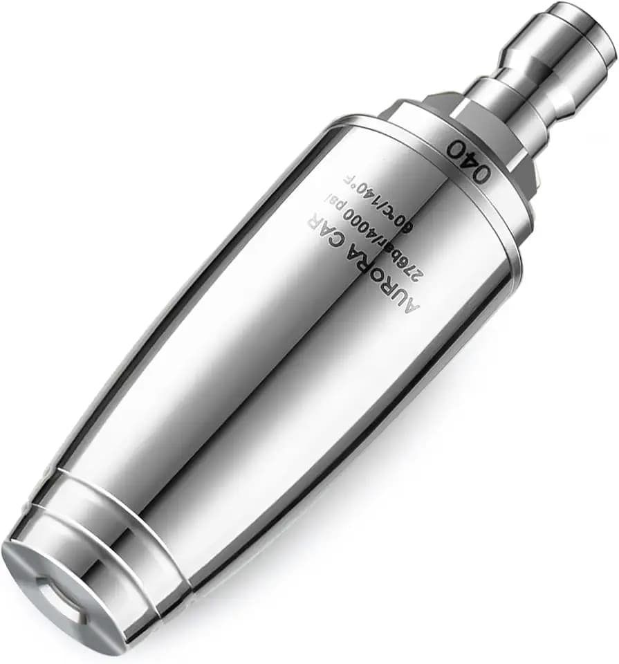 AURORA CAR Stainless Steel Pressure Washer Turbo Nozzle 4000 PSI, 4.0 GPM