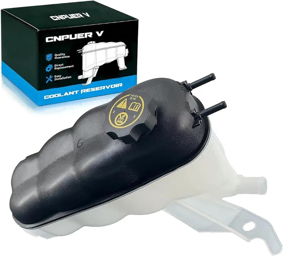Pressurized Coolant Reservoir Tank with Cap & Sensor Port for Chevy Silverado 1500/2500HD, Tahoe, Suburban, GMC Sierra 1500/2500HD, Yukon & Escalade 2014-2020, Replace 603-973 22856231