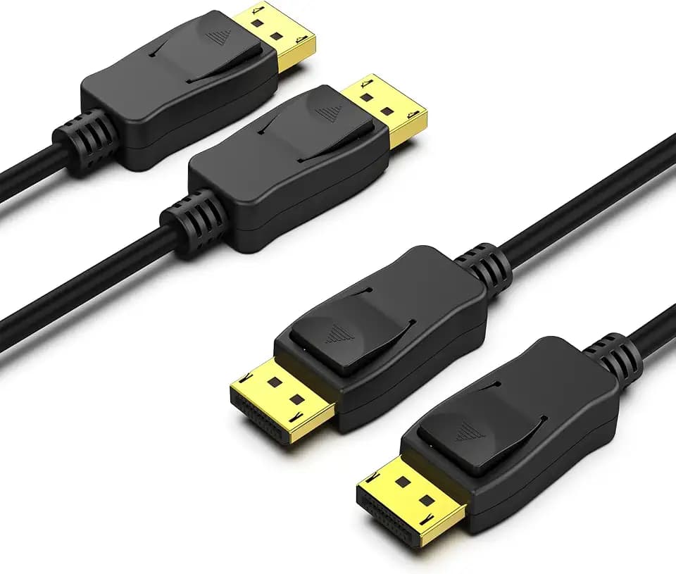BENFEI [VESA Certified] 8K DisplayPort to DisplayPort 10 Feet Cable 2 Pack