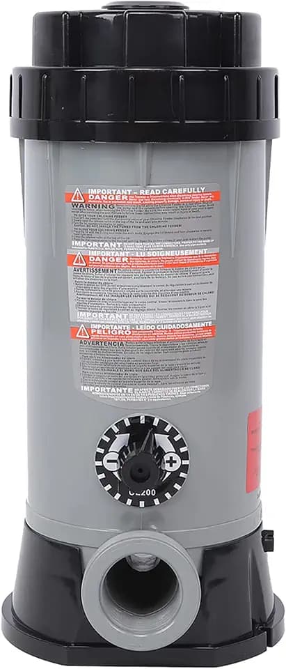 CL-200 Chlorspender Chlorinator mit automatischer Dosierung, Desinfektionsgerät für Pool Schwimmbäder, Spa-Pooldesinfektion für klareres Wasser