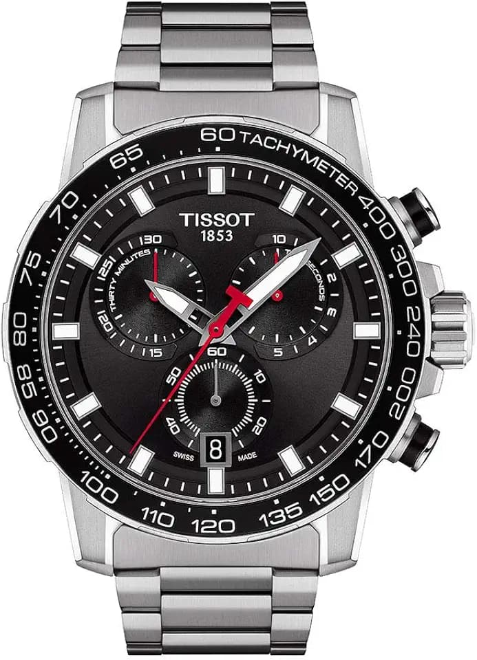 Tissot Mens Supersport Chrono Stainless Steel Casual Watch