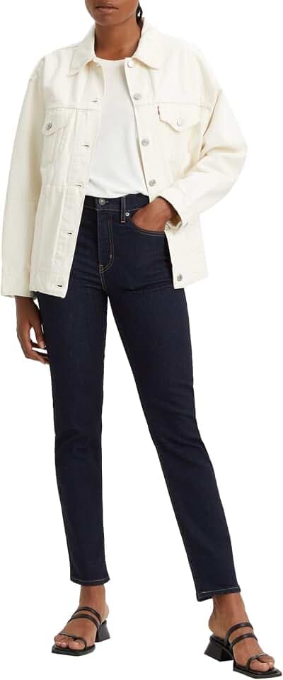 Levi's Damen 724 High Rise Straight Jeans