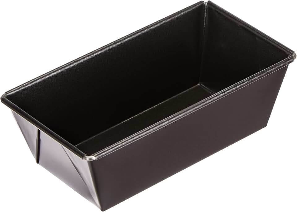 Dr. Oetker Kastenform L:15cmxB:7,5cmxH:5cm, BACK-FREUDE MINI, kleine Kuchenform, aus Stahl mit Antihaftbeschichtung (Farbe: Schwarz), Menge: 1 Stück