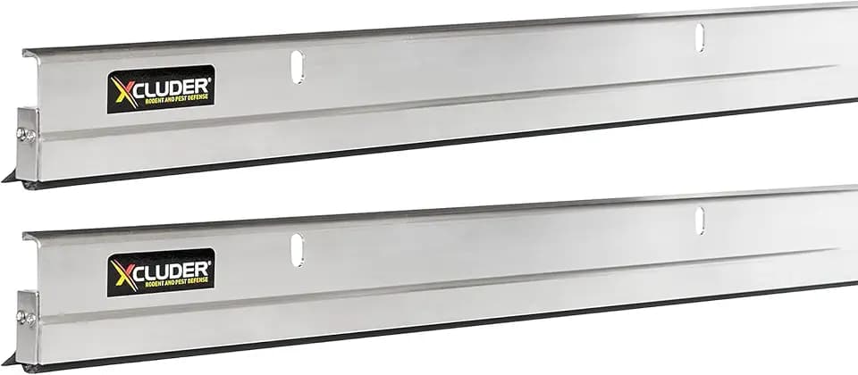 Xcluder Standard Door Sweep, Aluminum 2-Pack, 48 in, Rodent Proof