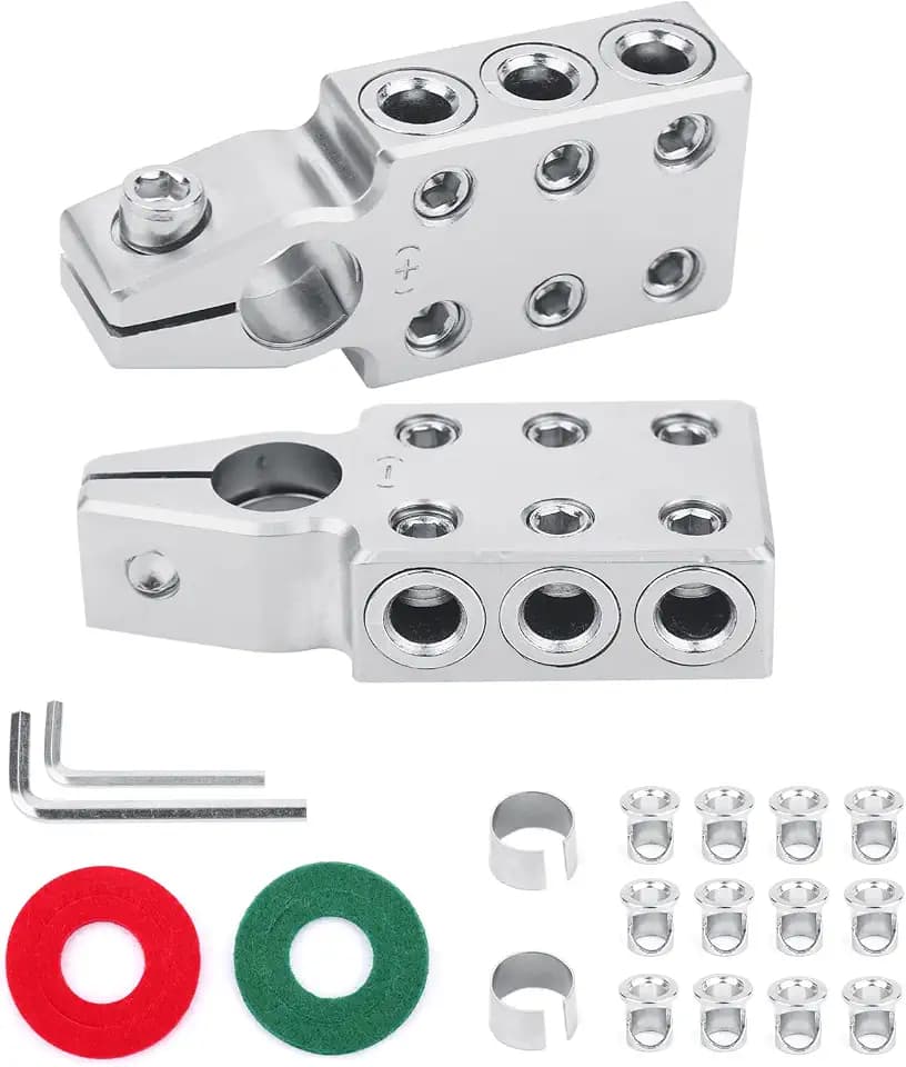 Battery Terminal Connectors,6x1/0 Gauge AWG Lead-Acid Battery Terminals