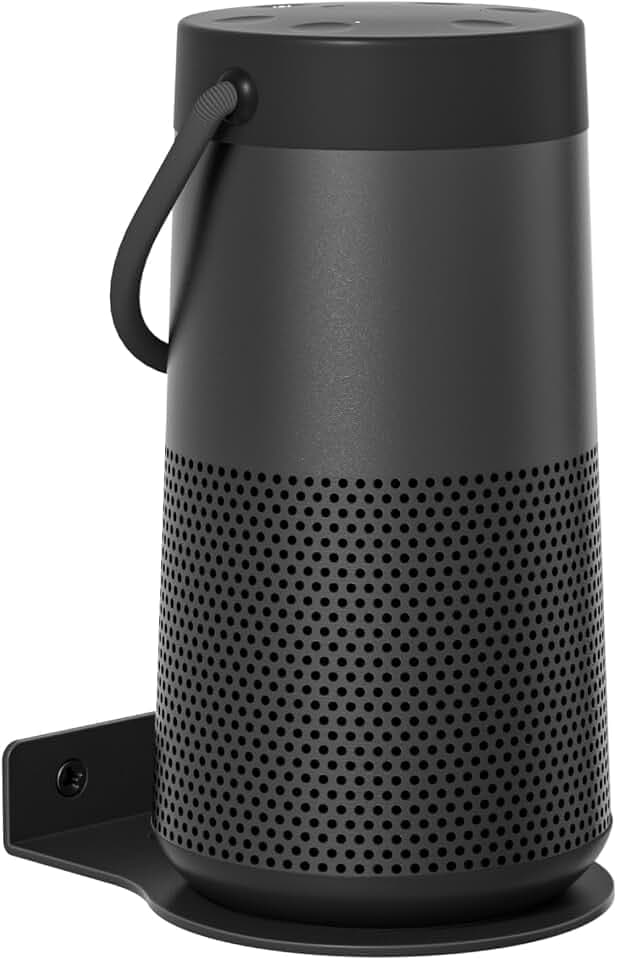Rimous Metal Speaker Mount Bracket for Bose SoundLink Revolve+ Wall Mount - Anti-Drop Speaker Wall Mount Shelf for Bose SoundLink Revolve 2 Mount Adapter with Hardware Kit Easy to Install