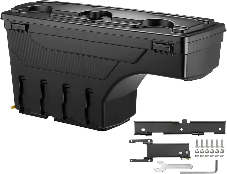 GEARLAST Truck Bed Storage Swing Toolbox Fit for Ford F150, Left 30L