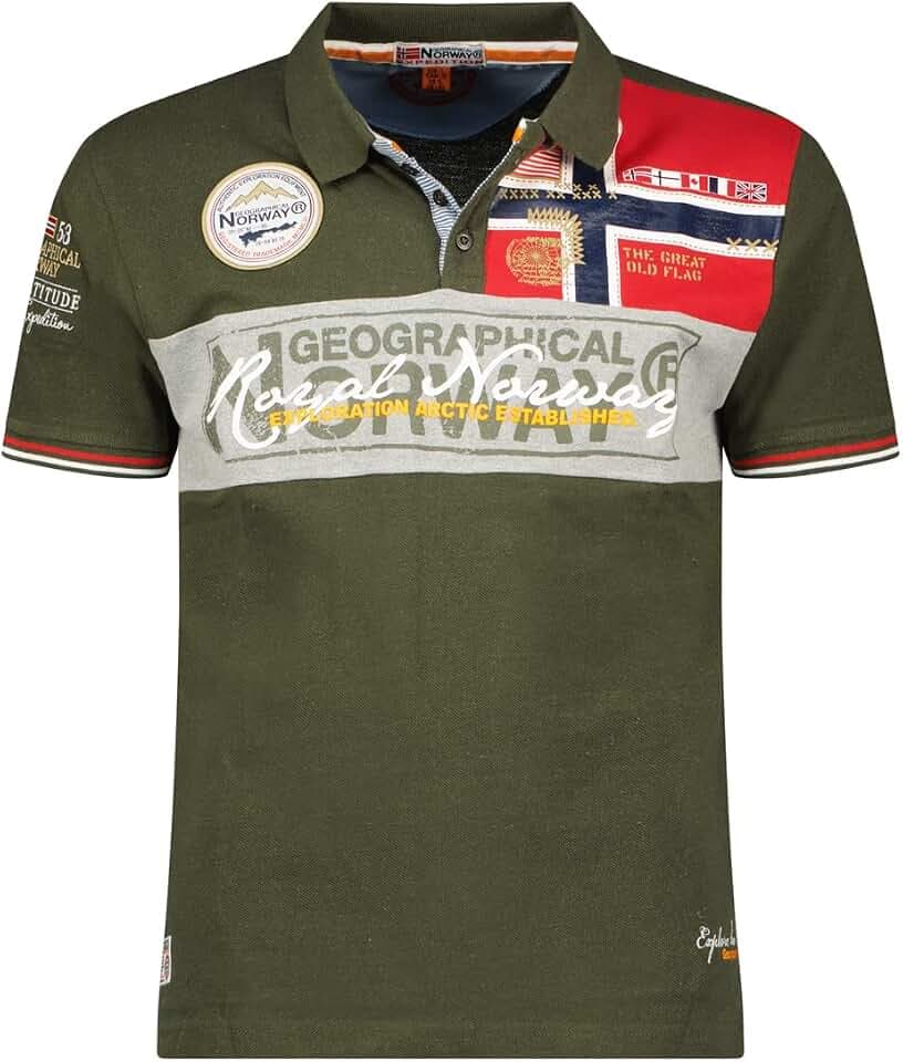 Geographical Norway Herren Polo-Shirt Kurzarm Sportlich & Modern