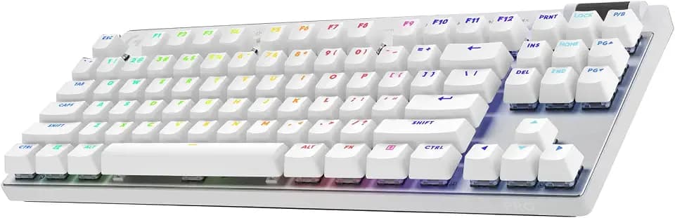 Logitech G PRO X 60% Wireless Gaming Keyboard (Tactile Optical) - White