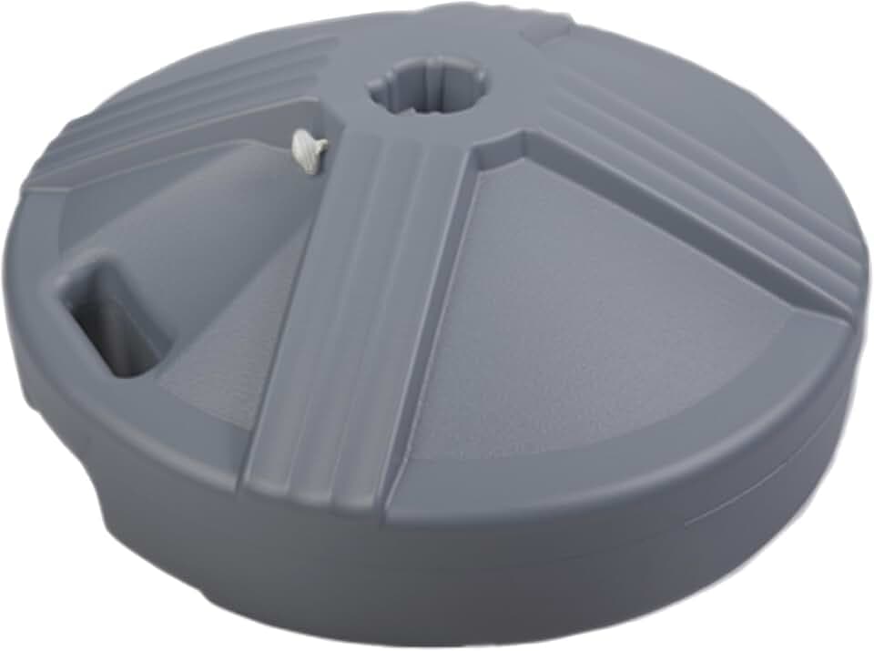 US Weight Durable 50 Pound Fillable Umbrella Base Designed to be Used with a Patio Table