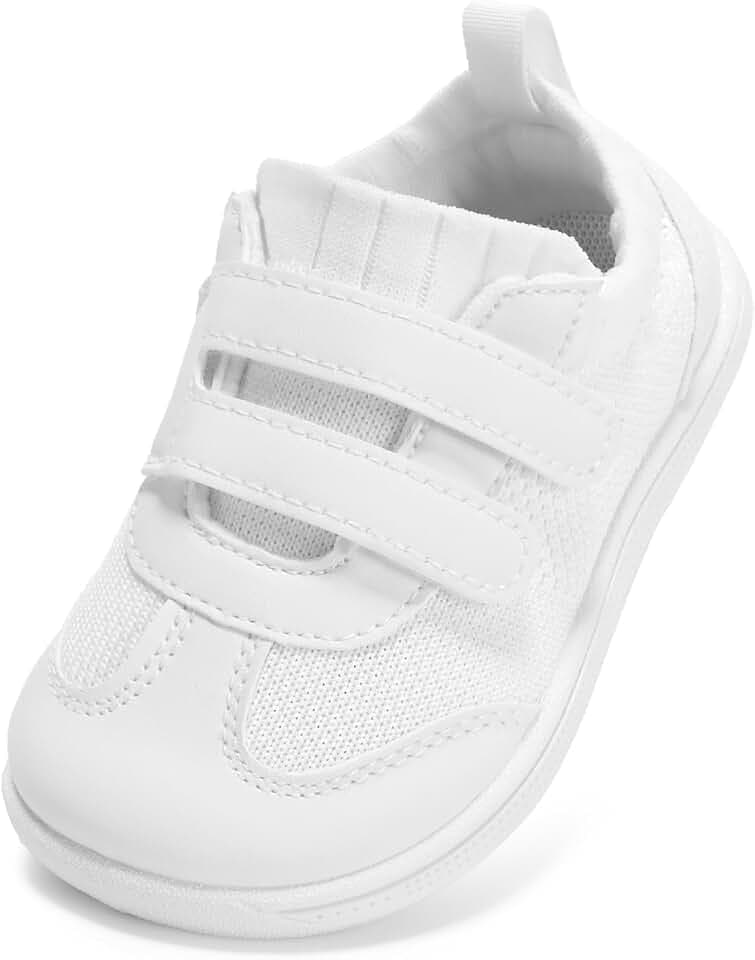 STQ KIDS Toddler Wide Toe Box Barefoot Shoes Boys Girls Sneakers Breathable
