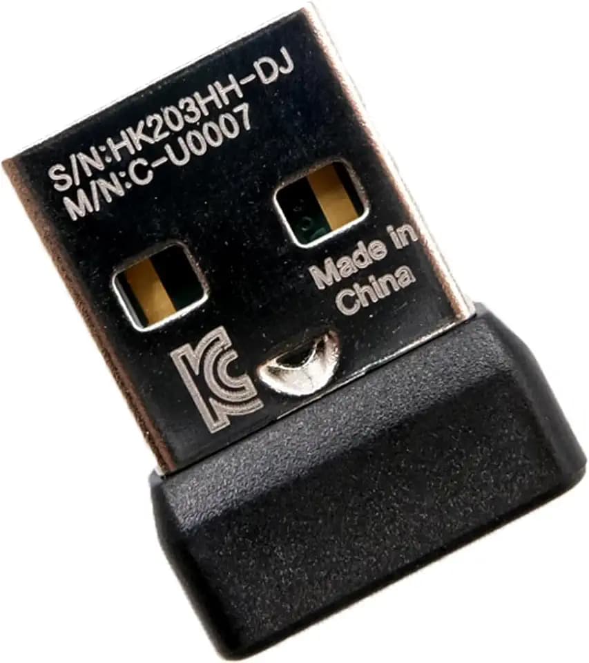 C-U0007 Unifying Receiver for Mouse and Keyboard Works with Any Logitech Product that Display The Unifying Logo (Orange Star, Connects up to 6 Devices)