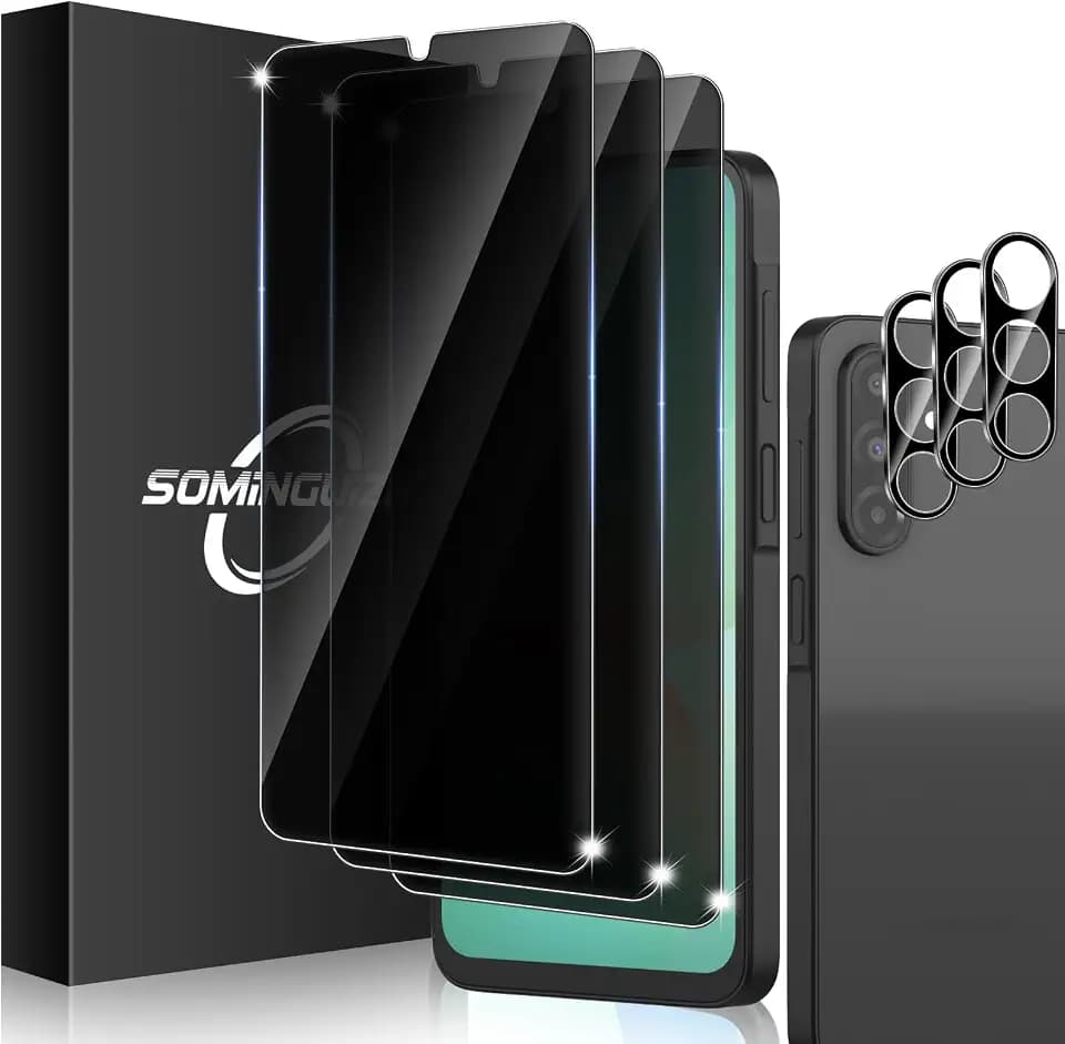 3+3 for Samsung Galaxy A26 5G Privacy Screen Protector Camera Protector