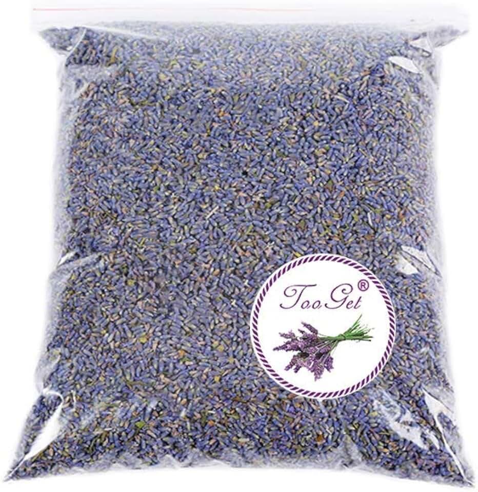 TooGet Duftende Lavendelblüten Getrocknete Lavendel Blüten Für Duftkissen Natürlich Lavendelsäckchen Potpourri Duft, Premium Qualität - 225g