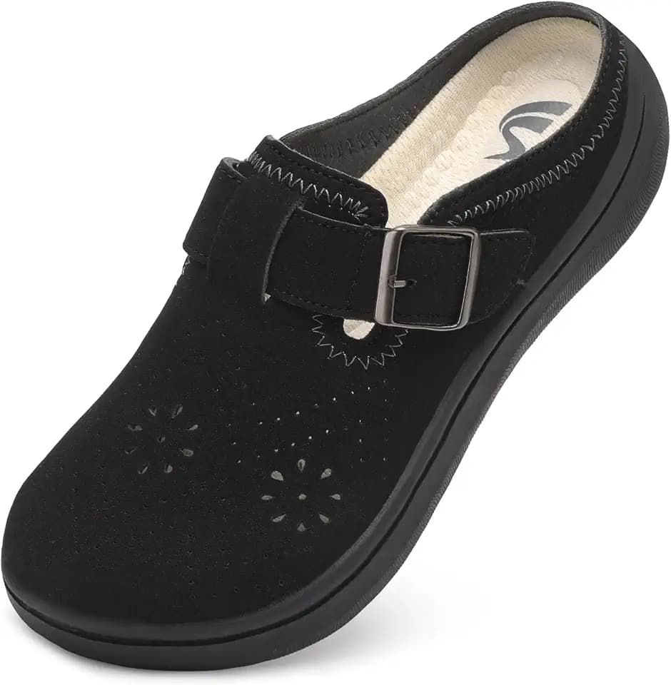 Spesoul Clogs for Women Wide Width Slip On Mules Womens Diabetic Shoes