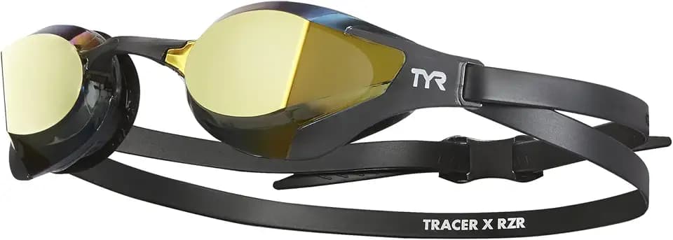 TYR Tracer-X RZR Goggles - Ultra Low Profile Adult Racing Swim Eyewear
