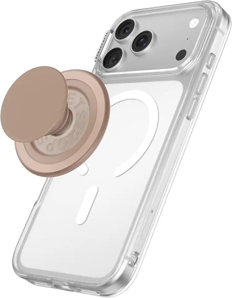 PopSockets Handygriff für MagSafe, magnetisch- Soft Touch Latte