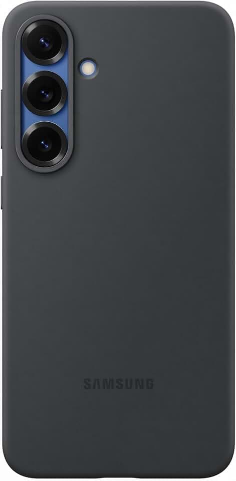 Samsung Silicone Smartphone Case EF-PS936, Hülle für das Galaxy S25+, Handy-Hülle, Silikon, Schutz Case, stoßfest, dünn und griffig, Schwarz