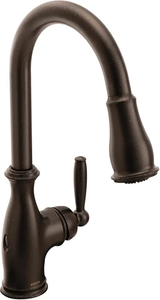 Moen Brantford MotionSense Wave Touchless Kitchen Faucet, Oil Rubbed Bronze, 7185EWORB