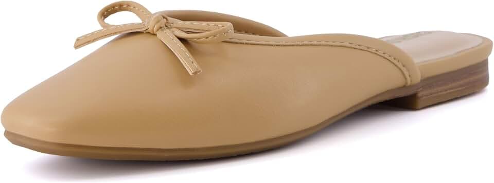 CUSHIONAIRE Women's Jade Bow Mule +Memory Foam, Wide Widths Available