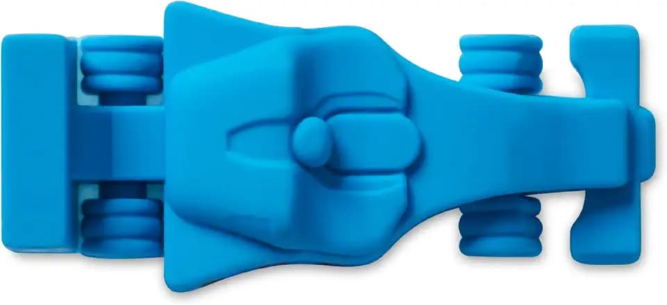 Crocs Shoe Charm Jibbitz 3D Blue Race Car