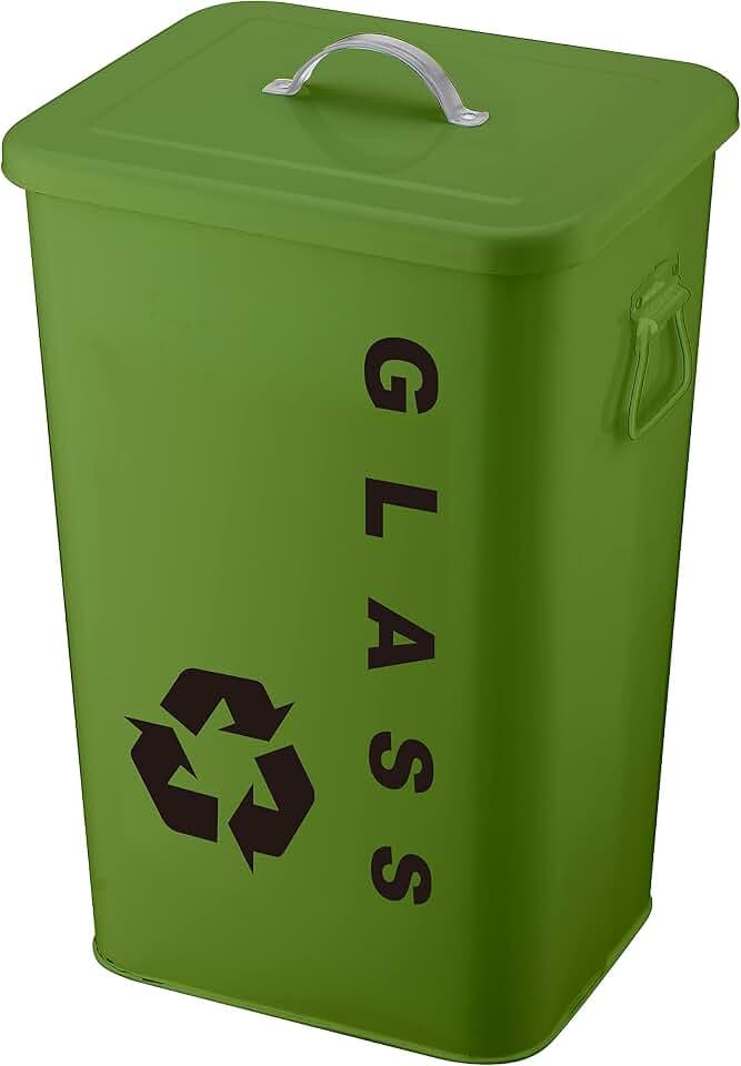 King Home Glas B1407028 Stahl Kapazität 26 l grün