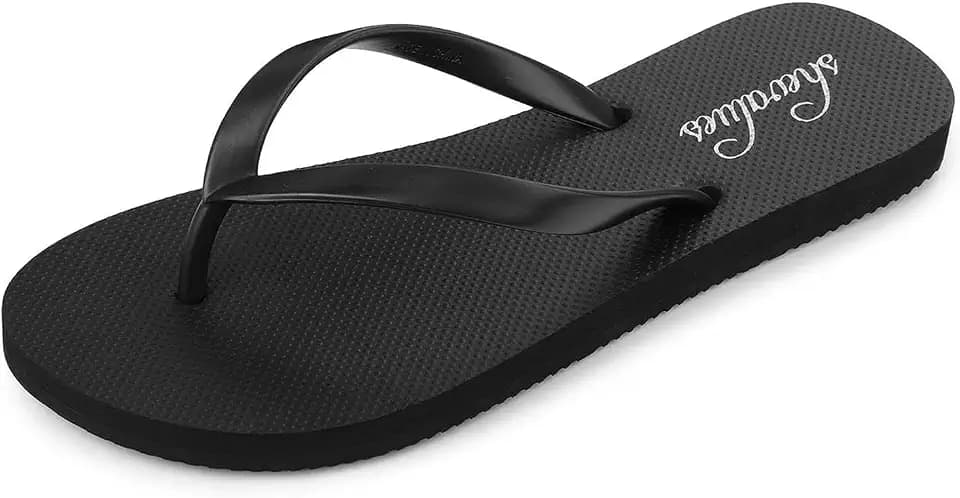 shevalues Flip Flops Damen, Schlanke elegante und bequeme Zehentrenner, rutschfeste Schuhe für Strand & Dusche