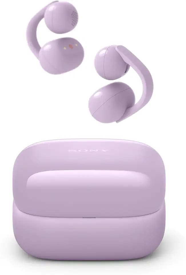 Sony LinkBuds Clip Open-Ear Truly Wireless Earbuds Clip-On Design, Lavender