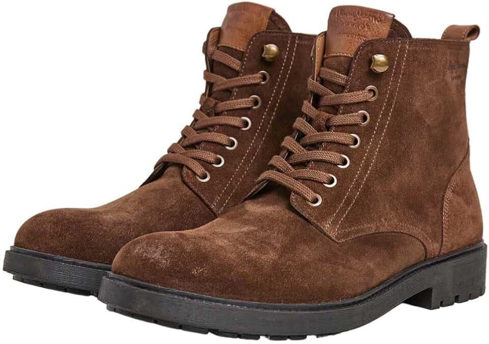 Pepe Jeans Braune Fred Earth Lederstiefeletten