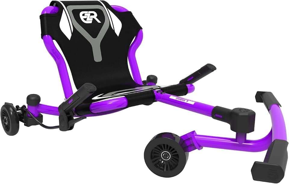 Ezyroller Drifter X Ride On Toy Ages 4-12+ Ideal Weight 40-110 lbs, Purple