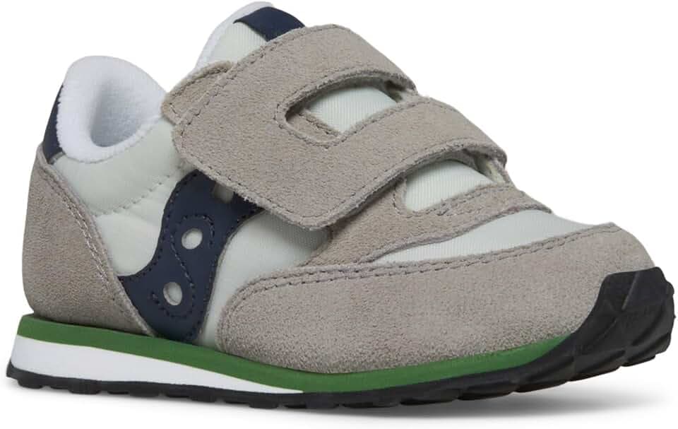 Saucony Originals Baby Jazz HL, Sneaker, Grey/Navy/Green,