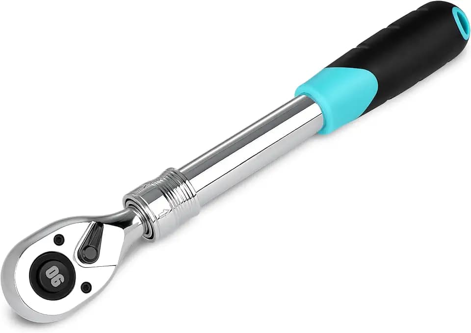 DURATECH 1/2-Inch Extendable Ratchet, 90-Tooth Quick-release Ratchet Wrench