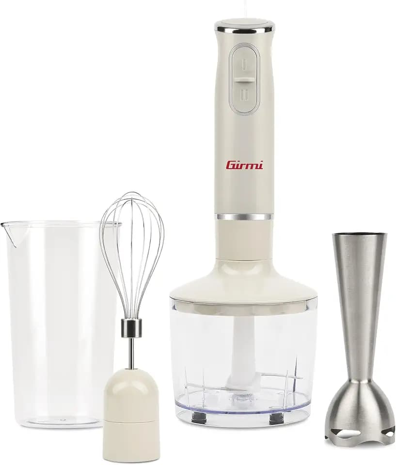 Girmi MX42 Stabmixer mit Kit, 800 W, Beige Incanto