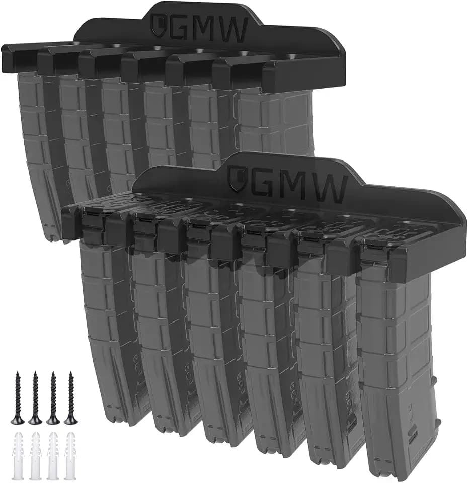 PMAG AR Magazine Holder Wall Mount for Gun Safe, Rack for Ammo & Mags