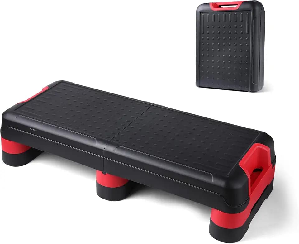 33.5" Foldable Aerobic Step Platform for Home Workout, 3 Heights