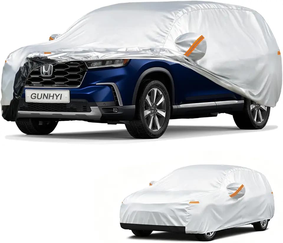 GUNHYI Waterproof SUV Car Cover Custom Fit Honda Pilot (2008-2026)